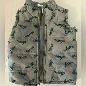 Disney Princess Baby‎ Puffer Vest (Cinderella slipper) size: XL (4t/5t)